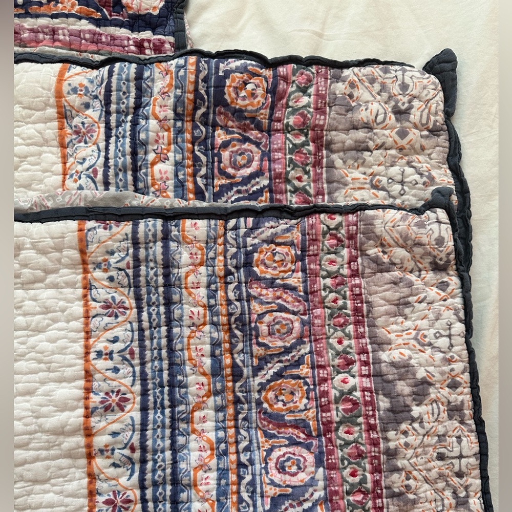 Anthropologie pillow shams